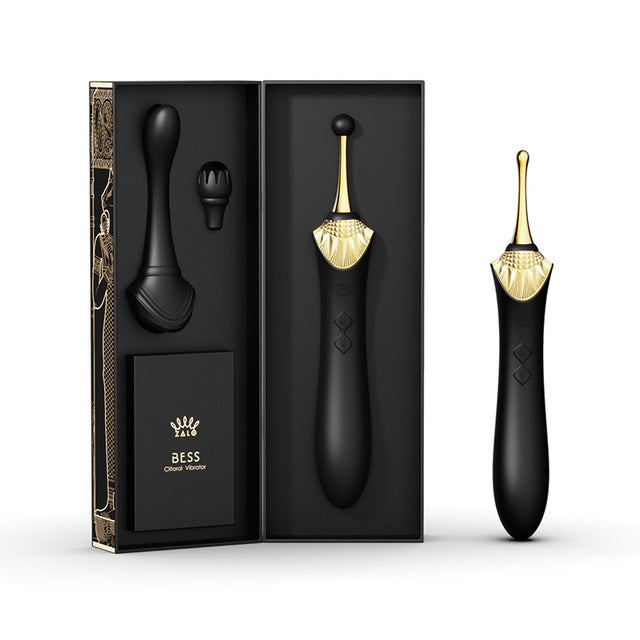 ZALO BESS 2.0 G-spot vibrator clitoral stimulation Double motor Retro massager-vibrator-ZhenDuo Sex Shop-Black-ZhenDuo Sex Shop