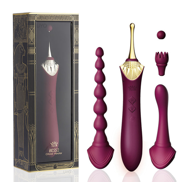 ZALO BESS 2.0 G-spot vibrator clitoral stimulation Double motor Retro massager-vibrator-ZhenDuo Sex Shop-2.0Purple-ZhenDuo Sex Shop