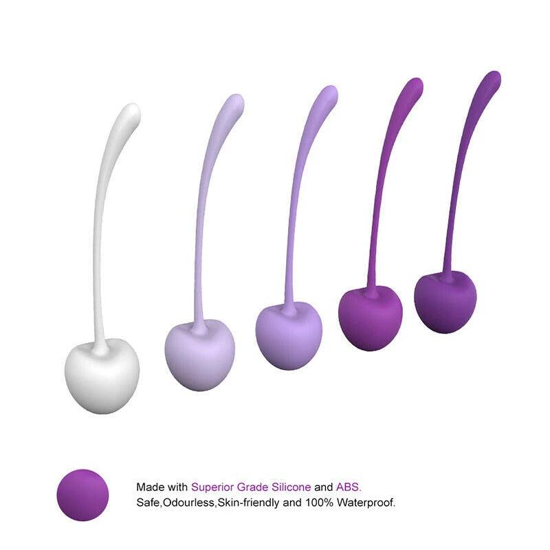 5Pcs Vaginal Bladder Tightening Kegel Ball Exercise Weights Ben Wa Balls-ZhenDuo Sex Shop