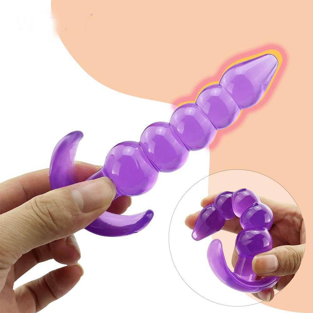 Anal Beads Jelly Anal Butt Plug-ZhenDuo Sex Shop