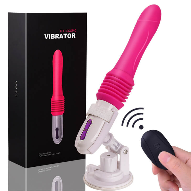 Automatic Telescopic Thrusting Dildo Sex Machine Remote Control Vibrator-ZhenDuo Sex Shop-ZhenDuo Sex Shop