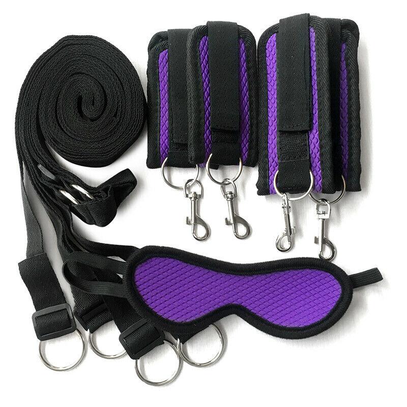 BDSM Game Adult Bed Bondage Restraint Set-ZhenDuo Sex Shop