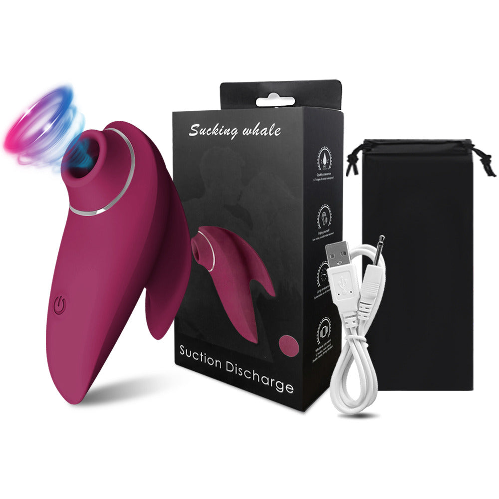 Sucking Vibrator Sex Toy For Women Vibrating Sucker Oral Clitoris Stimulator Sex Suction Vibrator Female Adults Product-vibrator-ZhenDuo Sex Shop-Deep Red-ZhenDuo Sex Shop