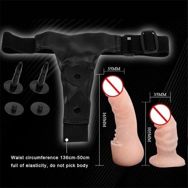 Fashion Dildo Double Dong Strap-On Harness-ZhenDuo Sex Shop