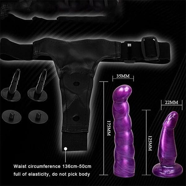 Fashion Dildo Double Dong Strap-On Harness-ZhenDuo Sex Shop