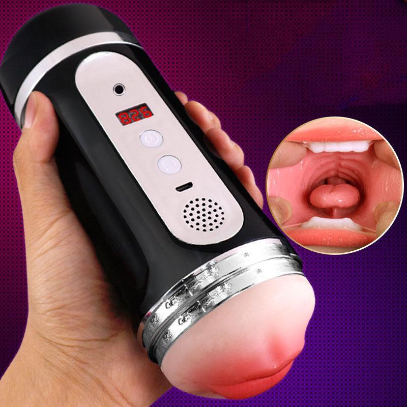 Automatic Smart Pussy Stroker Vibrating Male Masturbator Cup-ZhenDuo Sex Shop