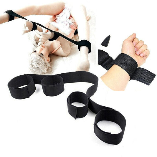 Nylon Wrist Ankle Bondage Handcuffs Straps BDSM Toy-ZhenDuo Sex Shop