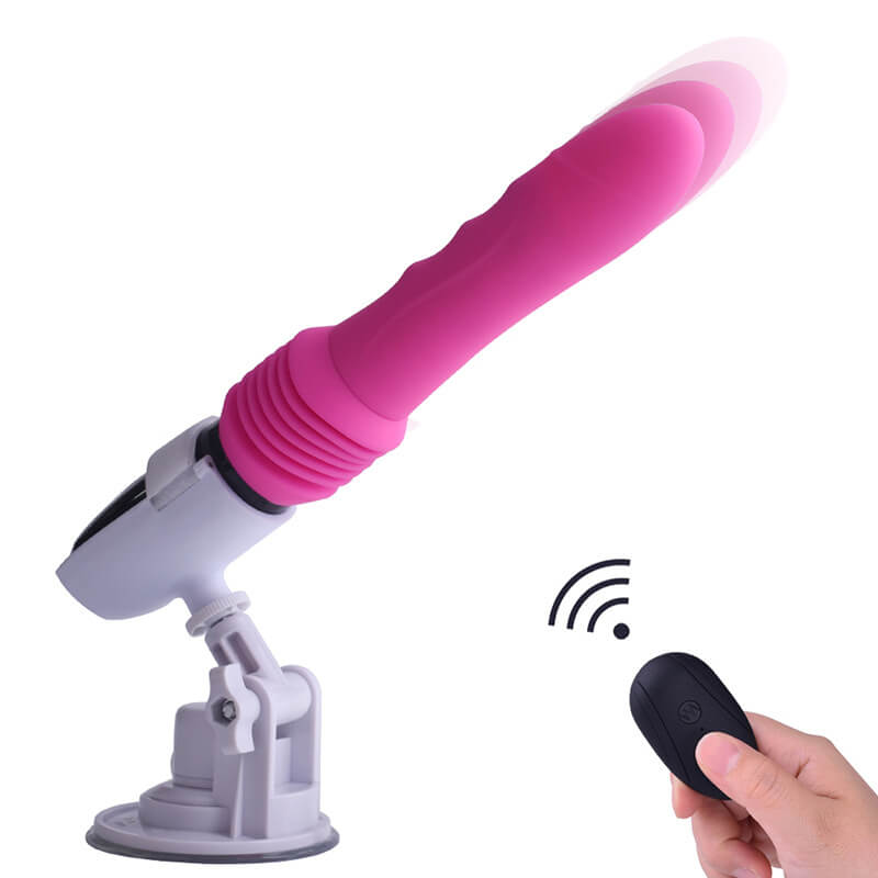 Automatic Telescopic Thrusting Dildo Sex Machine Remote Control Vibrator-ZhenDuo Sex Shop-ZhenDuo Sex Shop