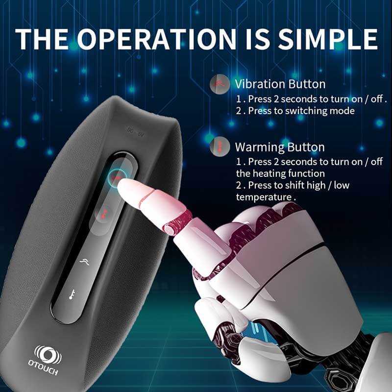 Otouch DEVEN Pulse Vibrating Glans Training Masturbator-masturbator-ZhenDuo Sex Shop-ZhenDuo Sex Shop