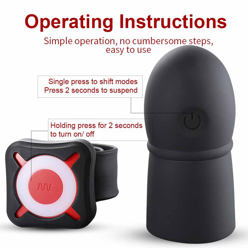 Otouch Super Striker Remote Vibration Cock Ring Penis Sleeve Extender-ZhenDuo Sex Shop