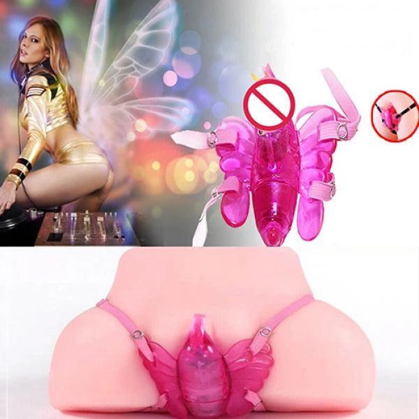 Wearable Butterfly Dildo Vibrator Panties Sex Toys For Women G