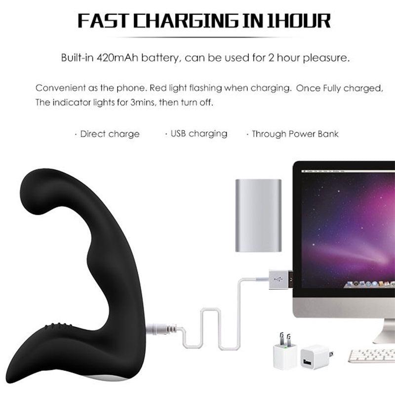 S-Hand Landy Vibrating Anal Plug Prostate Massager-ZhenDuo Sex Shop