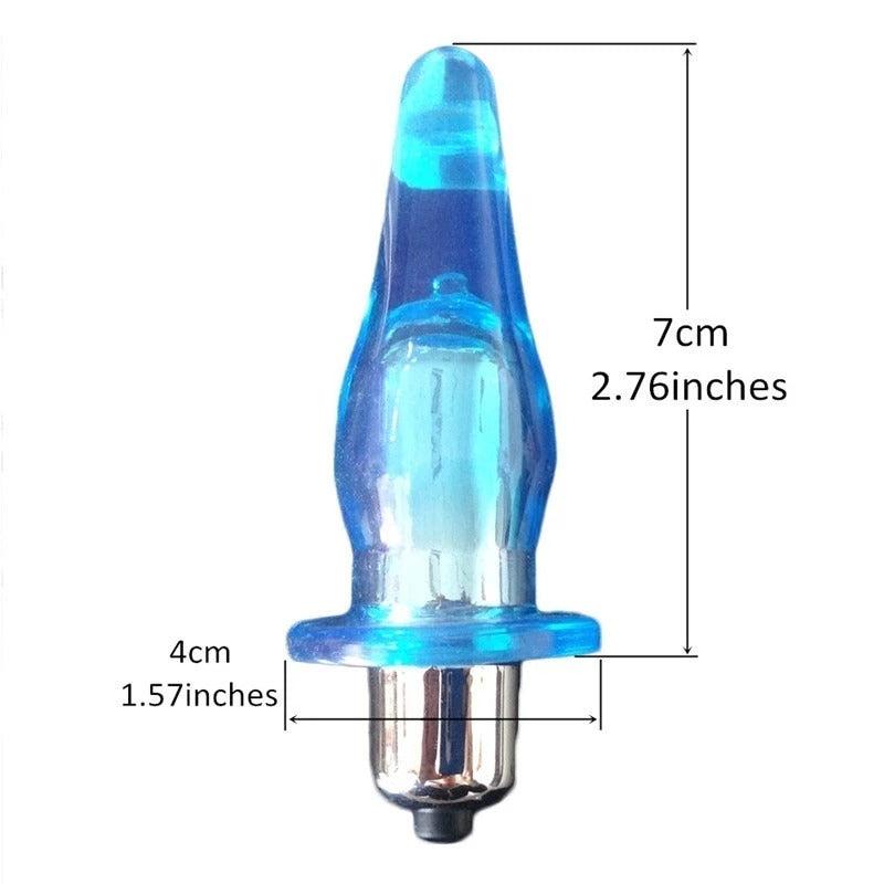 Sex Powerful Jelly Toy Vibrating Butt Plug Anal Vibrator-ZhenDuo Sex Shop