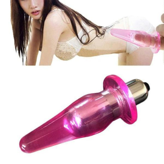 Sex Powerful Jelly Toy Vibrating Butt Plug Anal Vibrator-ZhenDuo Sex Shop