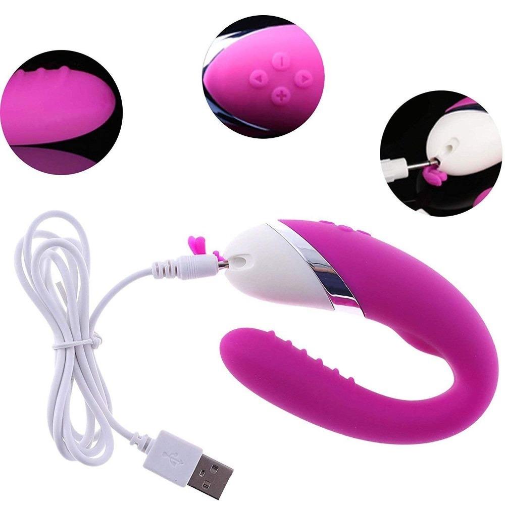 USB Rechargeable G Spot Couple Vibrator Sex Toys-ZhenDuo Sex Shop