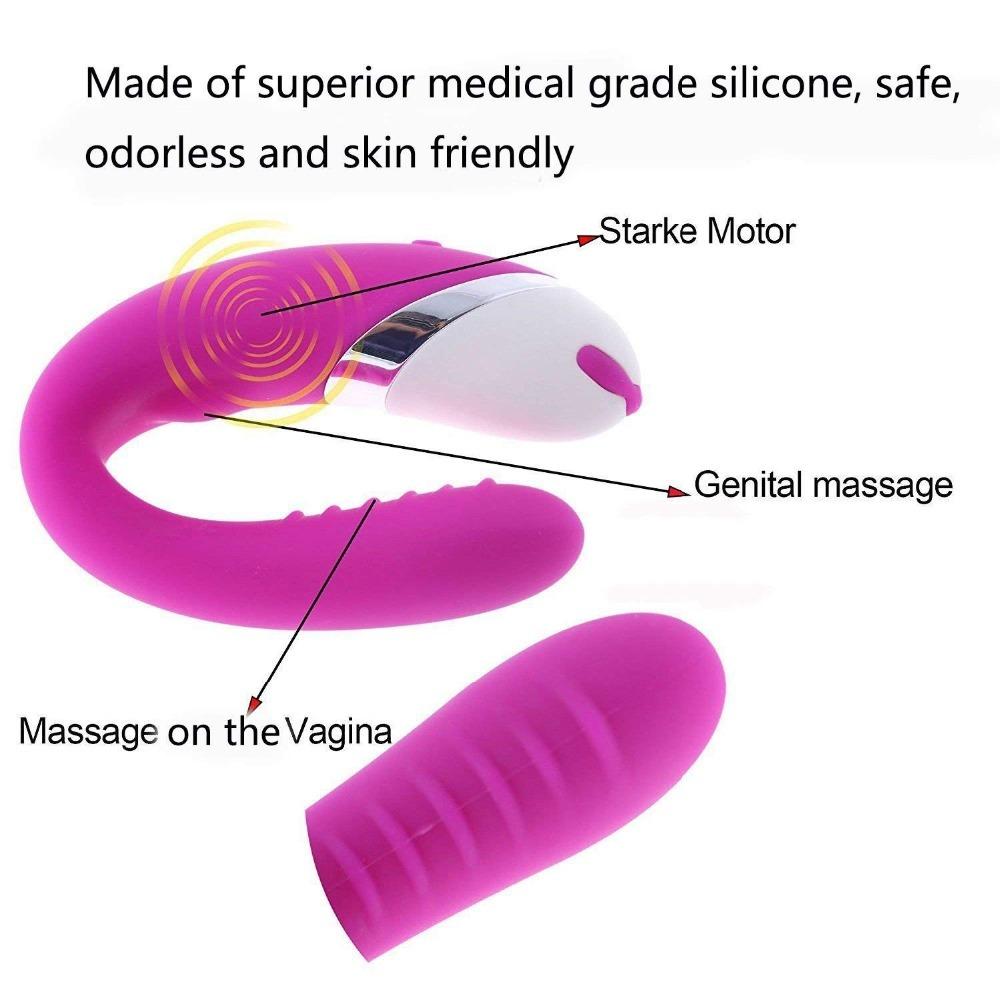 USB Rechargeable G Spot Couple Vibrator Sex Toys-ZhenDuo Sex Shop