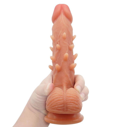 Women Gay Realistic Silicone Barbed Suction Cup Dildo-ZhenDuo Sex Shop