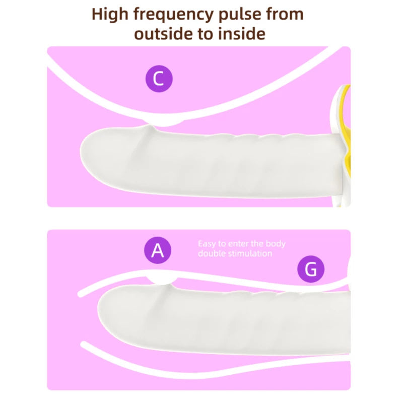 YY Horse Electric Automatic Impulse Banana Pussy G-Spot Didlo Vibrator-masturbator-ZhenDuo Sex Shop-ZhenDuo Sex Shop