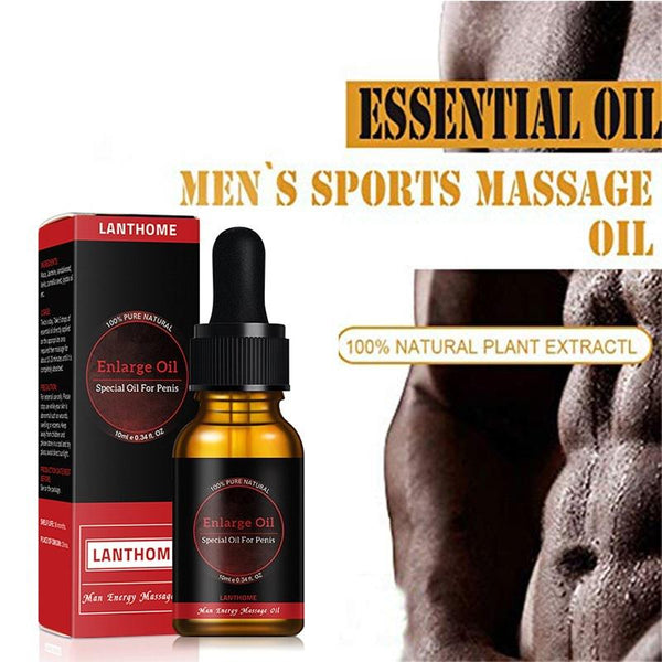 Men's Massage Oil Men's Energy Maintenance Care Oil for Body Enhance  Endurance 