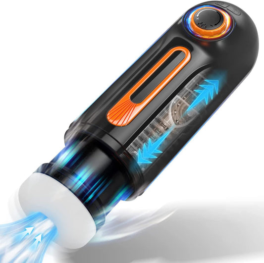 Male Masturbator Automatic With Powerful Vibrating & Thrusting Blowjob Sucking Masturbation Stroker Real Vaginal Sex Toy For Men-masturbator-ZhenDuo Sex Shop-with box-ZhenDuo Sex Shop