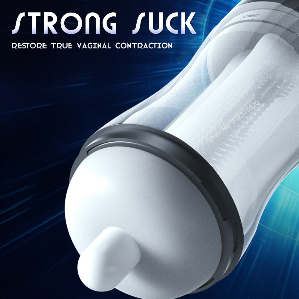 Male Masturbator Toys Automatic Sucking Masturbation Cup For Men Deep Throat Oral Vagina Suction Blowjob Vibrating Sex Machine-masturbator-ZhenDuo Sex Shop-ZhenDuo Sex Shop