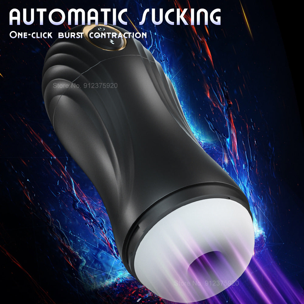 Male Masturbator Toys Automatic Sucking Masturbation Cup For Men Deep Throat Oral Vagina Suction Blowjob Vibrating Sex Machine-masturbator-ZhenDuo Sex Shop-ZhenDuo Sex Shop